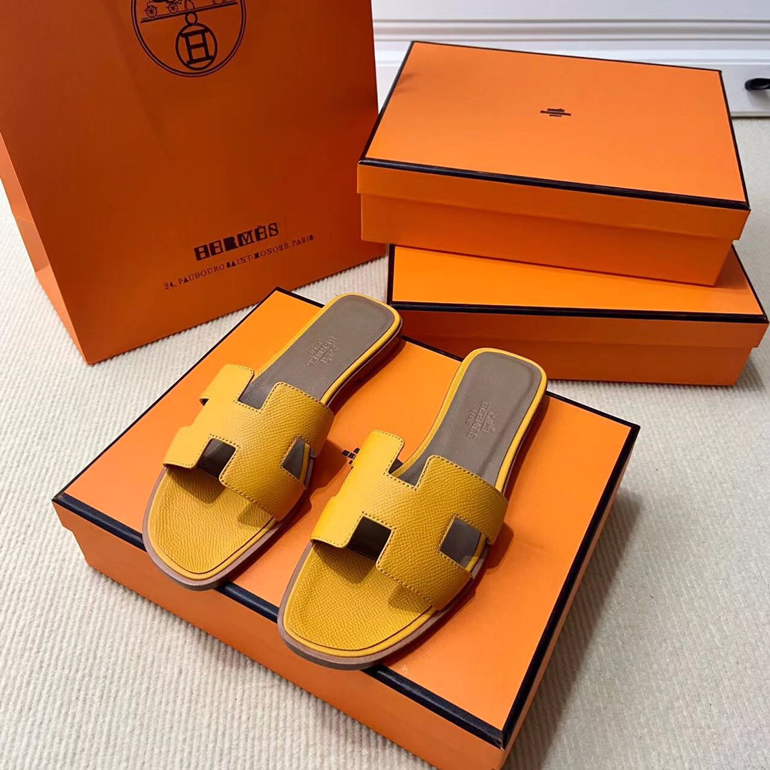 에르메스 올수공 오란 슬리퍼 샌들 앱송 49